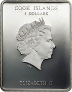 Cook Islands 5 Dollars Sancta Mater Teresia 2016 Proof 5 DOLLARS IRB COOK ISLANDS ELIZABETH II coin obverse Cook Islands 5 Dollars Sancta Mater Teresia 2016 Proof 5 DOLLARS IRB COOK ISLANDS ELIZABETH II coin obverse
