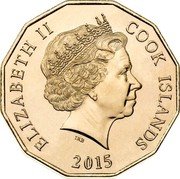 Cook Islands 5 Dollars (Traditional Vaka boat) ELIZABETH II COOK ISLANDS 2015 IRB coin obverse Cook Islands 5 Dollars (Traditional Vaka boat) ELIZABETH II COOK ISLANDS 2015 IRB coin obverse