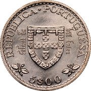 Portugal 5 Escudos Prince Henry the Navigator. Prova 1960 KM# Pr10 REPUBLICA PORTUGUESA 5$00 FALAUT DE BIE FAIRE coin obverse Portugal 5 Escudos Prince Henry the Navigator. Prova 1960 KM# Pr10 REPUBLICA PORTUGUESA 5$00 FALAUT DE BIE FAIRE coin obverse