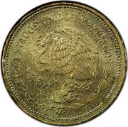 Mexico 5 Pesos (Circulation Coin Pattern) ESTADOS UNIDOS MEXICANOS coin obverse Mexico 5 Pesos (Circulation Coin Pattern) ESTADOS UNIDOS MEXICANOS coin obverse