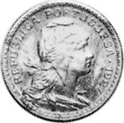 Portugal 50 Centavos (Liberty. Pattern) KM# Pn223 REPÚBLICA PORTUGUESA 1927 coin obverse Portugal 50 Centavos (Liberty. Pattern) KM# Pn223 REPÚBLICA PORTUGUESA 1927 coin obverse