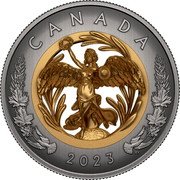 Canada 50 Dollars Allegory of Peace 2023 ELIZABETH II D G REGINA SB 1952 2022 50 DOLLARS coin obverse Canada 50 Dollars Allegory of Peace 2023 ELIZABETH II D G REGINA SB 1952 2022 50 DOLLARS coin obverse