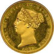 Portugal 5000 Reis (Maria II Pattern) KM# Pn98 MARIA II D G PORTUG ET ALGARB REGINA 1836 coin obverse Portugal 5000 Reis (Maria II Pattern) KM# Pn98 MARIA II D G PORTUG ET ALGARB REGINA 1836 coin obverse