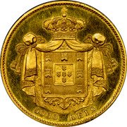 Portugal 5000 Reis (Maria II Pattern) KM# Pn98 5000 REIS coin reverse Portugal 5000 Reis (Maria II Pattern) KM# Pn98 5000 REIS coin reverse