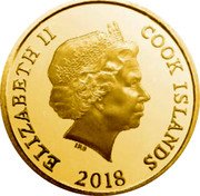 Cook Islands Four Dollars (Dogs) IRB ELIZABETH II COOK ISLANDS 2019 coin obverse