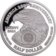Niue Half Dollar Boston Tea Party 2023  BU AMERICA 250TH ANNIVERSARY LIBERTY 2023 PUBLIC SEAL OF NIUE ATUA NIUE TUKULAGI .999 SILVER HALF DOLLAR QUARTER OUNCE coin obverse Niue Half Dollar Boston Tea Party 2023  BU AMERICA 250TH ANNIVERSARY LIBERTY 2023 PUBLIC SEAL OF NIUE ATUA NIUE TUKULAGI .999 SILVER HALF DOLLAR QUARTER OUNCE coin obverse