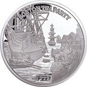 Niue Half Dollar Boston Tea Party 2023  BU BOSTON TEA PARTY 1773 coin reverse Niue Half Dollar Boston Tea Party 2023  BU BOSTON TEA PARTY 1773 coin reverse