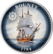 Cook Islands Half Dollar Bounty 2015 BU BOUNTY 1784 coin reverse