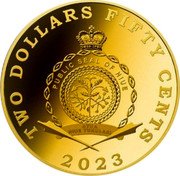 Niue Two Dollars Fifty Cents Great Sphinx of Giza 2023  Proof TWO DOLLARS FIFTY CENTS PUBLIC SEAL OF NIUE ATUA NIUE TUKULAGI 2023 coin obverse