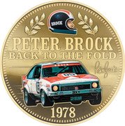 Niue Two Dollars Peter Brock. Back to the Fold 2023  Proof BROCK PETER BROCK BACK TO THE FOLD PETER BROCK 1978 coin reverse Niue Two Dollars Peter Brock. Back to the Fold 2023  Proof BROCK PETER BROCK BACK TO THE FOLD PETER BROCK 1978 coin reverse