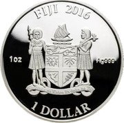 Fiji 1 Dollar (Black Panther) FIJI 2016 1 DOLLAR REREVAKA NA KALOU KA DOKA NA TUI 1 OZ AG999 coin obverse Fiji 1 Dollar (Black Panther) FIJI 2016 1 DOLLAR REREVAKA NA KALOU KA DOKA NA TUI 1 OZ AG999 coin obverse