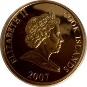 Cook Islands One Dollar Kings and Queens of Britain. Edward IV 2007 Proof 2007 COOK ISLANDS ELIZABETH II coin obverse Cook Islands One Dollar Kings and Queens of Britain. Edward IV 2007 Proof 2007 COOK ISLANDS ELIZABETH II coin obverse