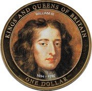 Cook Islands One Dollar Kings and Queens of Britain. William III 2007 Proof 1694 - 1702 KINGS AND QUEENS OF BRITAIN ONE DOLLAR WILLIAM III coin reverse Cook Islands One Dollar Kings and Queens of Britain. William III 2007 Proof 1694 - 1702 KINGS AND QUEENS OF BRITAIN ONE DOLLAR WILLIAM III coin reverse