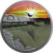 Fiji 1 Dollar (Niagara Falls) NIAGARA FALLS 2016 coin reverse