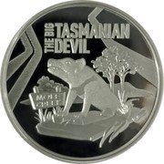 Australian Silver 1 Dollar "The Big Tasmanian Devil" 2023