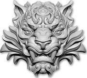 Fiji 1 Dollar Year of the Tiger. Muzzle 2022 BU  coin reverse Fiji 1 Dollar Year of the Tiger. Muzzle 2022 BU  coin reverse