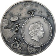 Cook Islands 10 Dollars Elizabeth II Astrolabe 2023  Antiqued HISTORIC INSTRUMENTS ELIZABETH II COOK ISLANDS IRB 10 DOLLARS coin obverse