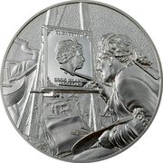 Cook Islands 10 Dollars Elizabeth II Claude Monet 2023  Proof ELIZABETH II IRB COOK ISLANDS 10 DOLLARS coin obverse