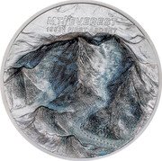 Cook Islands 10 Dollars Elizabeth II Mt. Everest. First Ascent 2023  Proof MT. EVEREST 1953 FIRST ASCENT coin reverse