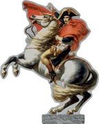 Cook Islands 10 Dollars Elizabeth II Napoleon Bonaparte 2021  Antiqued  coin reverse