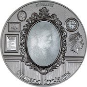 Cook Islands 10 Dollars Elizabeth II The Stanley 2023  Black Proof 10 DOLLARS IRB BLOODY MARY 1 STAND UP FACING THE MIRROR 2 PUT THE LIGHTED CANDLE IN FRONT OF THE MIRROR 3 MAKE SURE TO BE ALONE IN THE RESTROOM 4 SAY "BLOODY MARY" 13 TIMES ELIZABETH II COOK ISLANDS coin obverse
