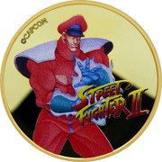Fiji 10 Dollars (Street Fighter II 30th Anniversary. M Bison) STREET FIGHTER II ©CAPCOM coin reverse Fiji 10 Dollars (Street Fighter II 30th Anniversary. M Bison) STREET FIGHTER II ©CAPCOM coin reverse