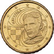 Croatia 10 Euro Cent Circulation Coin 2023 HRVATSKA 2023. coin obverse Croatia 10 Euro Cent Circulation Coin 2023 HRVATSKA 2023. coin obverse