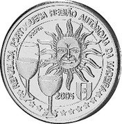 Portugal 10 Euro Cent (Fantasy Pattern) X# Pn4 REPUBLICA PORTUGUESA REGIAO AUTÔNOMA DA MADEIRA coin obverse