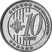 Russia 10 Euro Cent (Fantasy Pattern) X# Pn4 10 CENT PROVE PROVA PROBE TEST ESSAI coin reverse Russia 10 Euro Cent (Fantasy Pattern) X# Pn4 10 CENT PROVE PROVA PROBE TEST ESSAI coin reverse