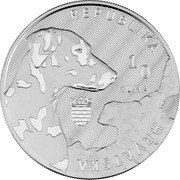 Croatia 10 Kuna Dalmatian Dog 2021  KM# 124 REPUBLIKA HRVATSKA 10 KUNA coin obverse Croatia 10 Kuna Dalmatian Dog 2021  KM# 124 REPUBLIKA HRVATSKA 10 KUNA coin obverse
