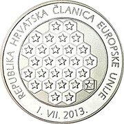 Croatia 100 Kuna Member of the European Union 2013 Proof KM# 110 REPUBLIKA HRVATSKA ČLANICA EUROPSKE UNIJE 1.VII.2013. coin reverse Croatia 100 Kuna Member of the European Union 2013 Proof KM# 110 REPUBLIKA HRVATSKA ČLANICA EUROPSKE UNIJE 1.VII.2013. coin reverse
