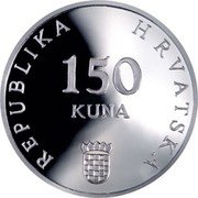Croatia 150 Kuna XX Olympic Winter Games in Torino 2006 Proof KM# 83 REPUBLIKA HRVATSKA 150 KUNA coin obverse Croatia 150 Kuna XX Olympic Winter Games in Torino 2006 Proof KM# 83 REPUBLIKA HRVATSKA 150 KUNA coin obverse