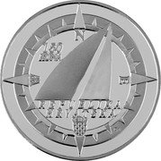 Croatia 150 Kuna Dubrovnik Carrack. Argosy 2007 Proof KM# 90 150 KUNA REPUBLIKA HRVATSKA DM N W E coin obverse Croatia 150 Kuna Dubrovnik Carrack. Argosy 2007 Proof KM# 90 150 KUNA REPUBLIKA HRVATSKA DM N W E coin obverse
