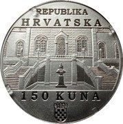 Croatia 150 Kuna 350th Anniversary of the Founding of the University of Zagreb ND (2020) KM# 117 REPUBLIKA HRVATSKA 150 KUNA coin obverse Croatia 150 Kuna 350th Anniversary of the Founding of the University of Zagreb ND (2020) KM# 117 REPUBLIKA HRVATSKA 150 KUNA coin obverse
