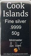 Cook Islands 2,5 Dollars (Bounty. Elizabeth II) COOK ISLANDS FINE SILVER 9999 50 G MINTMASTER B. H. MAYER'S KUNSTPRÄGEANSTALT GMBH coin reverse Cook Islands 2,5 Dollars (Bounty. Elizabeth II) COOK ISLANDS FINE SILVER 9999 50 G MINTMASTER B. H. MAYER'S KUNSTPRÄGEANSTALT GMBH coin reverse