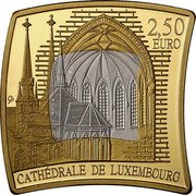 Luxembourg 2.50 Euro Luxembourg Cathedral 2023 CP 2,50 EURO CATHÉDRAL DE LUXEMBOURG coin reverse Luxembourg 2.50 Euro Luxembourg Cathedral 2023 CP 2,50 EURO CATHÉDRAL DE LUXEMBOURG coin reverse