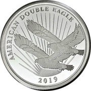 Cook Islands 2 Dollars Elizabeth II Double Eagle 2019 Proof AMERICAN DOUBLE EAGLE 2021 coin reverse Cook Islands 2 Dollars Elizabeth II Double Eagle 2019 Proof AMERICAN DOUBLE EAGLE 2021 coin reverse