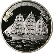 Cook Islands 2 Dollars (Sailing Ship Alexander von Humboldt) 2008 ALEXANDER VON HUMBOLDT coin reverse Cook Islands 2 Dollars (Sailing Ship Alexander von Humboldt) 2008 ALEXANDER VON HUMBOLDT coin reverse