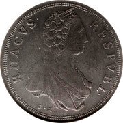 Croatia 2 Ducati Maria Theresa 1791 GA//GA KM# 20 RESPVBL RHACVS G A coin obverse Croatia 2 Ducati Maria Theresa 1791 GA//GA KM# 20 RESPVBL RHACVS G A coin obverse