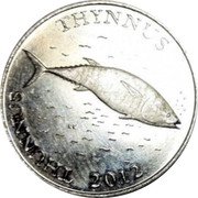 Croatia 2 Kune Circulation Coin. Tuna 2012 KM# 21 THUNNUS THYNNUS KK 2000. coin reverse Croatia 2 Kune Circulation Coin. Tuna 2012 KM# 21 THUNNUS THYNNUS KK 2000. coin reverse