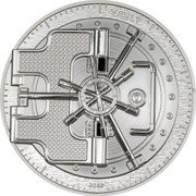 Cook Islands 20 Dollars Elizabeth II Vault 2023  Proof VAULT 2023 coin reverse