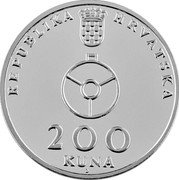 Croatia 200 Kuna 300th Anniversary of Alka Tournament in Sinj 2014 Proof KM# 106 REPUBLIKA HRVATSKA 200 KUNA coin obverse Croatia 200 Kuna 300th Anniversary of Alka Tournament in Sinj 2014 Proof KM# 106 REPUBLIKA HRVATSKA 200 KUNA coin obverse