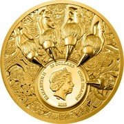 Cook Islands 25 Dollars Elizabeth II The Lion 2023  Proof ELIZABETH II 25 DOLLARS COOK ISLANDS IRB 2023 coin obverse Cook Islands 25 Dollars Elizabeth II The Lion 2023  Proof ELIZABETH II 25 DOLLARS COOK ISLANDS IRB 2023 coin obverse