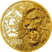 Cook Islands 25 Dollars Elizabeth II The Lion 2023  Proof KING OF THE SOUTH coin reverse Cook Islands 25 Dollars Elizabeth II The Lion 2023  Proof KING OF THE SOUTH coin reverse