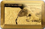 Fiji 5 Dollars (30th Anniversary of the American Silver Eagle Coin. Grand Canyon) 1 G .999 FINE GOLD PSGB THE AMERICAN EAGLE 2016 coin reverse Fiji 5 Dollars (30th Anniversary of the American Silver Eagle Coin. Grand Canyon) 1 G .999 FINE GOLD PSGB THE AMERICAN EAGLE 2016 coin reverse