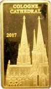 Fiji 5 Dollars (Cologne Cathedral) COLOGNE CATHEDRAL 2017 coin reverse
