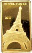Fiji 5 Dollars (Eiffel Tower) EIFFEL TOWER 2017 coin reverse Fiji 5 Dollars (Eiffel Tower) EIFFEL TOWER 2017 coin reverse