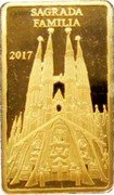Fiji 5 Dollars (Sagrada Familia) SAGRADA FAMILIA 2017 coin reverse Fiji 5 Dollars (Sagrada Familia) SAGRADA FAMILIA 2017 coin reverse