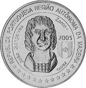 Portugal 5 Euro (Fantasy Pattern) X# Pn9 REPUBLICA PORTUGUESA REGIAO AUTÔNOMA DE MADEIRA coin obverse