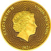 Cook Islands 50 Dollars Elizabeth II Gold Star 2021  ELIZABETH II COOK ISLANDS IRB 2021 coin obverse